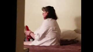 12 אינטש שמנה ויברטור גורם אשתו אורגזמה ממש קשה.